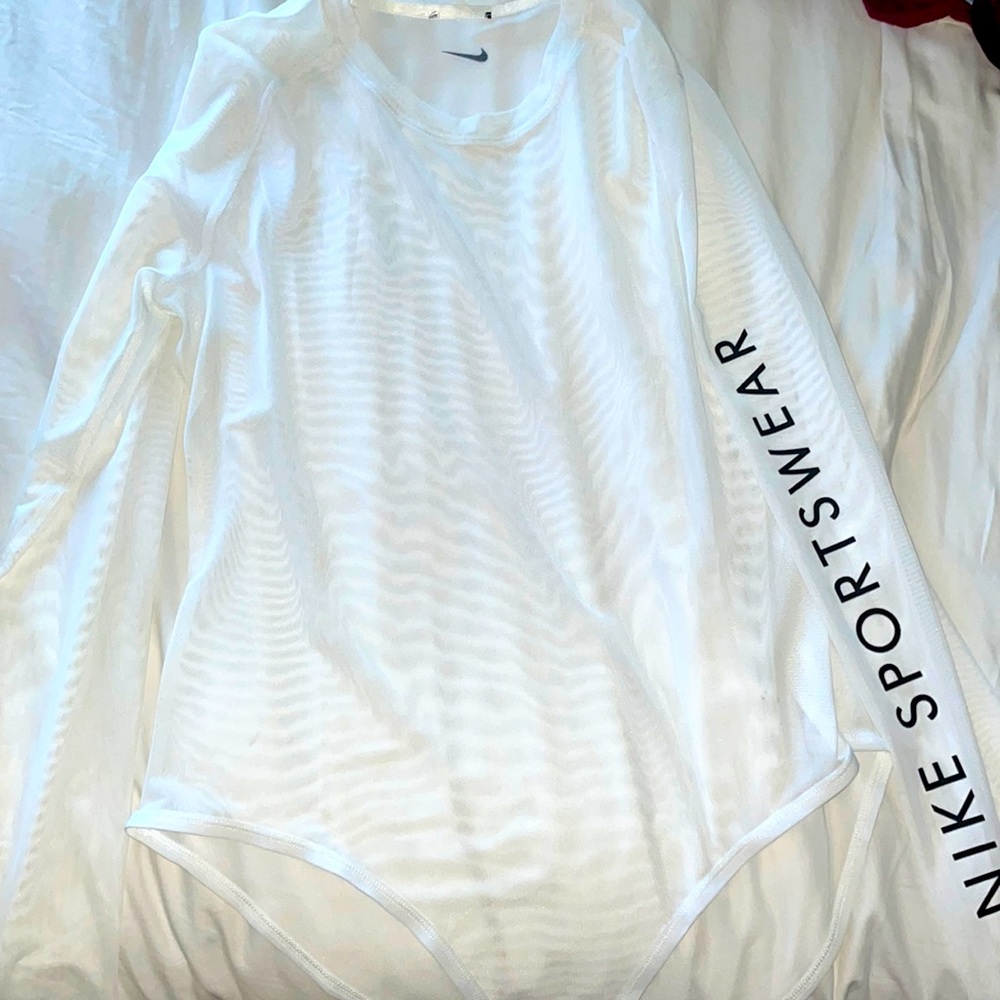 Nike sheer bodysuit size L never worn